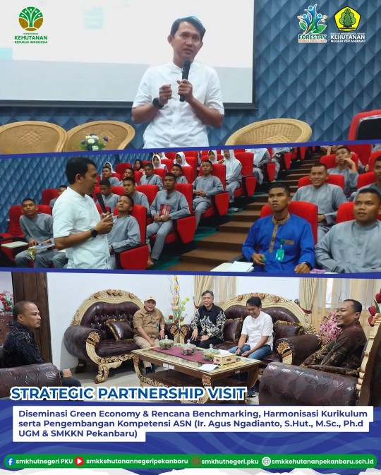 Strategic Partnership Visit  (SMKKN Pku dengan UGM, IPB, UNRI, Dll)