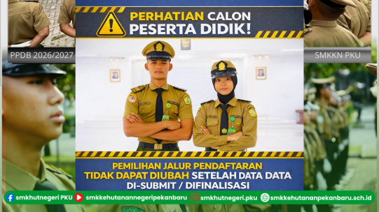 PENGUMUMAN PENTING KEPADA CALON PESERTA DIDIK BARU