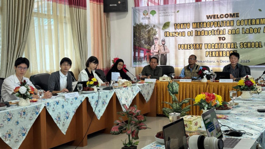 Tokyo Metropolitan Government Jajaki Potensi Talenta Kehutanan SMKKN Pekanbaru