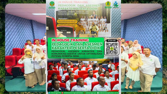 IN HOUSE TRAINING PEDAGODIK DAN ASESMEN KARAKTER PESERTA DIDIK